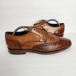 Cole Haan Mens Size 9M Brown Grand OS Jay Grand Brogue Wingtip Oxfords C23775